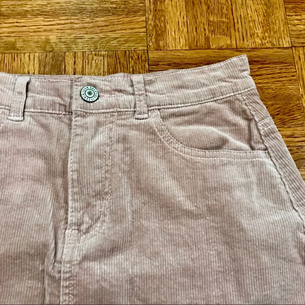Brandy Melville Pink Corduroy Skirt - Picture 3 of 6